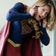 Melissa Benoist in the season four premiere of Supergirl.